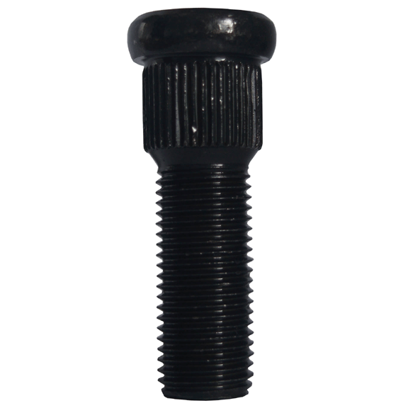 thumbnail image 2 of CTM 5-Pack M14x1.5 Serrated Wheel Studs – Grade 10.9, 56mm Length, 14.3mm Knurl – Zinc Plated 2 of 6