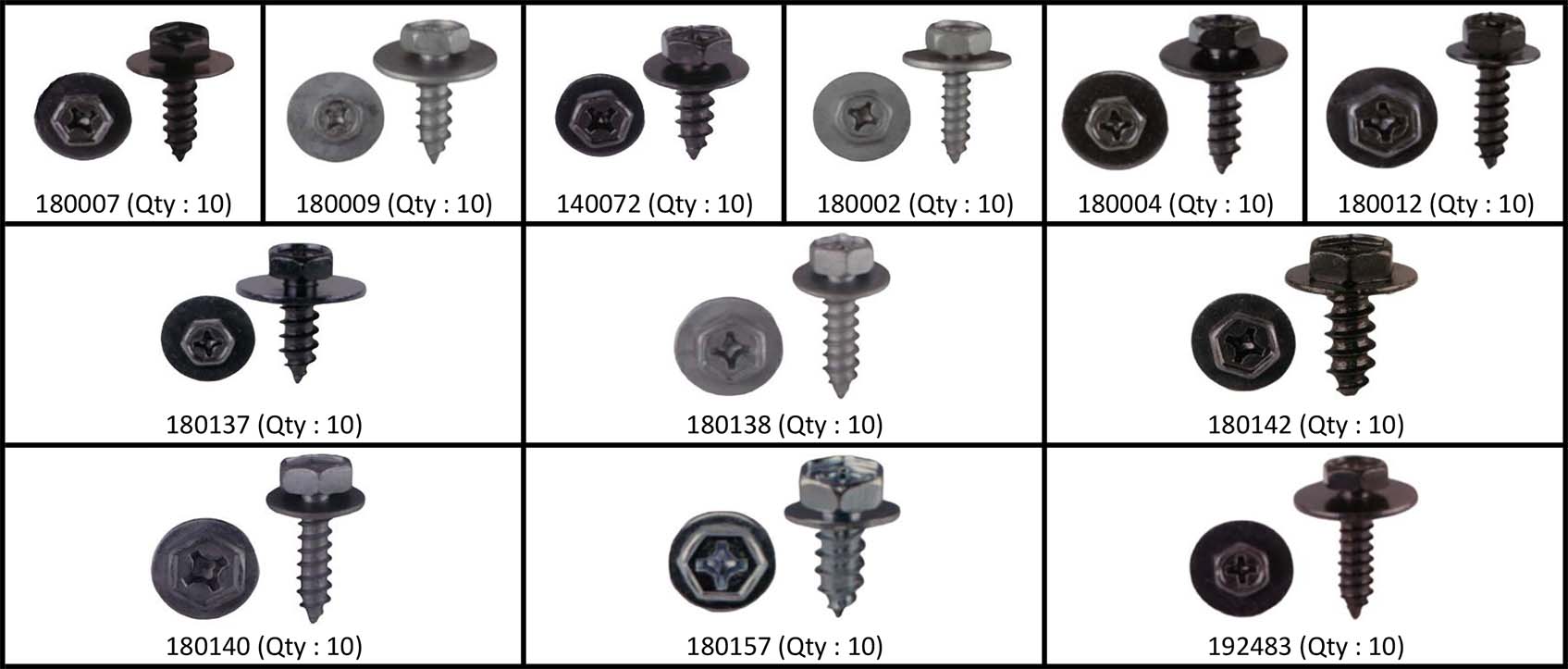 HEX HEAD SELF TAPPERS 2